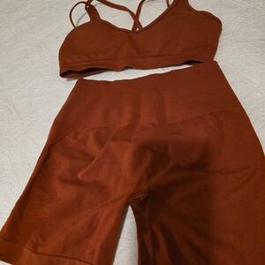 Alphalete Women's Athletic Shorts - Rust